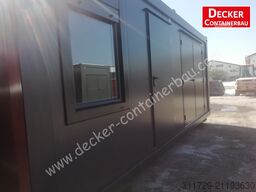 Decker Containerbau Kombicontainer auf ABR,20 ft halb Büro
