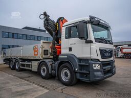 MAN TGS 35.360 BL-8X2-6+PALFINGER 27 T/m + 8EXT