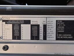 Scania R580 V8 6X4 TREKKER/TRACTOR/SZM MET EFFER 315/6...