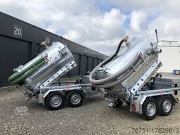 M-VAC 1800l / Saugfass/ Rückkipper