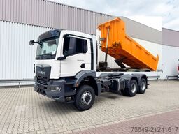 MAN TGS 33.480 6x6 BB CH TGS 33.480 6x6 BB CH, Hohe Bauart, Stahlmulde ca. 11m³