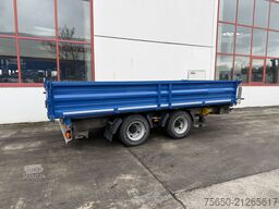  18 k  18 t Tandemkipper- Tieflader, BreitbereiftWenig Benutzt