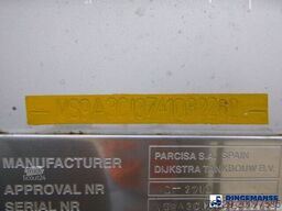 Parcisa Chemical tank inox L4BH 37.5 / 1 comp