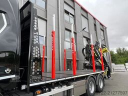 Scania R590 6x4 BL Plattform / Kran TAJFUN LIV L150Z