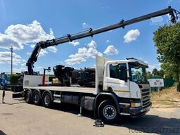 Scania P410 8x4 TRIDEM + CRANE HIAB 244 EP-4 HIDUO - R...