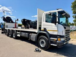 Scania P410 8x4 PRITSCHE + KRAN HIAB 244 EP-4 HIDUO - ...