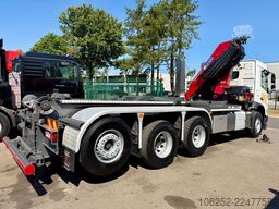 Volvo FMX 500 8x4 TRIDEM HOOKLIFT + CRANE HMF 2320 K4...