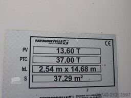 Faymonville extentadable 20m disconnectable front + 42000kg...