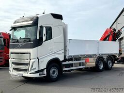 Volvo FH 460 6x2-4 Baustoff-Pritsche m.Fassi  MIETE