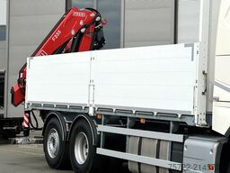 Volvo FH 460 6x2-4 Baustoff-Pritsche m.Fassi  MIETE