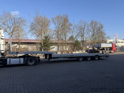 Möslein STO 3 Schwebheim  3 Achs Satteltieflader Plato 45 t GGfür Fertigteile, Baumaschinen oder Container