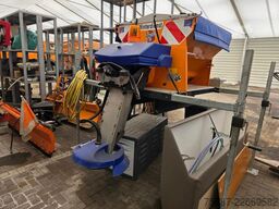 SCHMIDT Schmidt Aebi Flexigo150,Besen,Streuaufbau,Schild