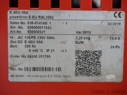 INDUSTRIE AUTOMATION powertron E-EU E 48V/60A
