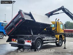 Mercedes Axor 2124 Axor 4X4 8m3 Tipper HIAB 122 B-2 HIDU...
