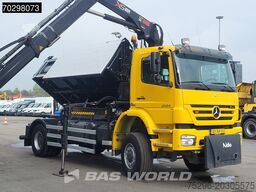 Mercedes Axor 2124 Axor 4X4 8m3 Tipper HIAB 122 B-2 HIDU...