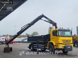Mercedes Axor 2124 Axor 4X4 8m3 Tipper HIAB 122 B-2 HIDU...