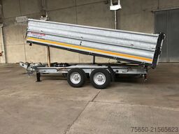 Möslein TTD11- BA Verzinkt  neuer Tandem 3- Seitenkipper Tiefladermit Bordwand- Aufsatz-- Neufahrzeug --