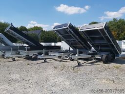 Saris 2700kg elektro Heckkipper blackline mit Laubgitter 306x170x90cm Volumen