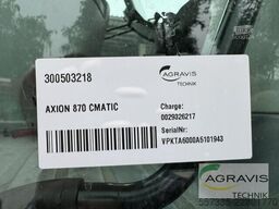 Claas AXION 870 CMATIC