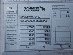 SCHMITZ CARGOBULL CARRIER VECTOR 1950 + 2.58 HEIGHT +  LIFT 10-24TUV