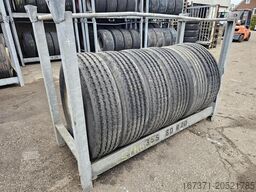 MICHELIN TRAILER TIRES 275/70 R 22.5 ON RIM SINGLE MONTAGE.