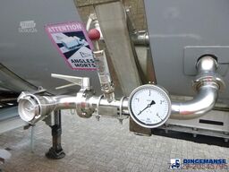 Van Hool Food tank inox 62 m3 / 3 comp