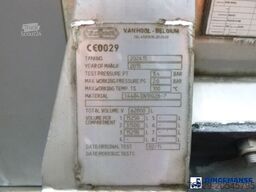 Van Hool Food tank inox 62 m3 / 3 comp