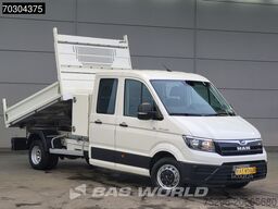 MAN TGE 5.120 Open Laadbak met Kist Dubbel Cabine 3...