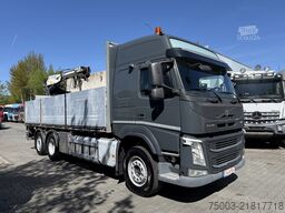 Volvo FM 370 6X2 Kran Kennis K14R Baustoff