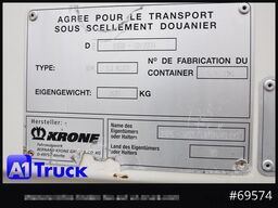 KRONE Wechselbrücke BDF 7,45 Koffer,  Textil 2750mm innen, 20 x vorhanden