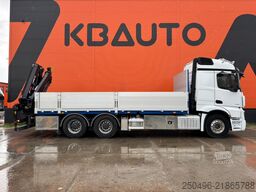 Mercedes-Benz Actros 2551 6x4 LOW MILEAGE ! / HIAB 162E-4 / P...