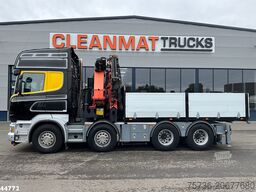 Scania R500 8x4 V8 Retarder Palfinger 53 Tonmeter laad...