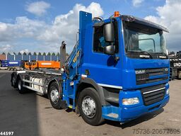 DAF FAX 85 CF 360 8x2 Euro 5 Hiab 16 Tonmeter laadk...