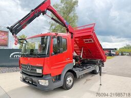 MERCEDES-BENZ Atego 818 Kipper KRAN Greifer FUNK AHK