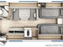 FENDT Bianco Activ 550 KMG Dachklima Truma Aventa Comf