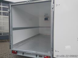 trailershop sale Lebensmitel Kühlanhänger mit Seitentür Innen 420x180x200cm