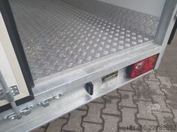trailershop sale Lebensmitel Kühlanhänger mit Seitentür Innen 420x180x200cm