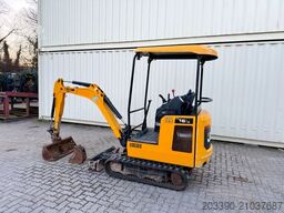 JCB 16C-1 /2022 BJ/ 847 H / verbr. Laufwerk/2xLöffel