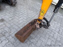 JCB 16C-1 /2022 BJ/ 847 H / verbr. Laufwerk/2xLöffel