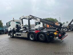 MERCEDES-BENZ Antos 2543 L 6x2 Abrollkipper mit Kran Funk+Grei