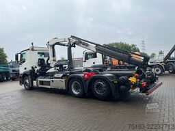 MERCEDES-BENZ Antos 2543 L 6x2 Abrollkipper mit Kran Funk+Grei