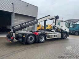 MERCEDES-BENZ Antos 2543 L 6x2 Abrollkipper mit Kran Funk+Grei