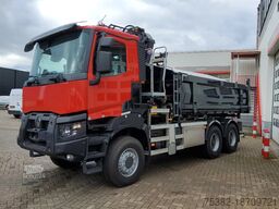 Renault K 480 - 13 LITER  P6X6 - 29 TON - HMF KRAAN + H...