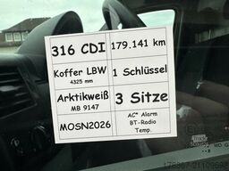 Mercedes-Benz Sprinter 316 CDI Maxi Koffer LBW