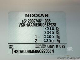 NISSAN E-NV200 Elektro Kastenwagen 1.Hand BJ-2019