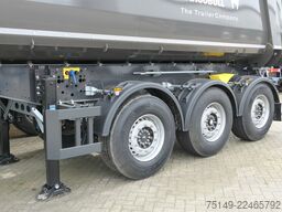 SCHMITZ CARGOBULL SKI 24 SL 7.2, Stahl, 28m³, Luft-Lift, Rollplane