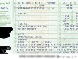 MERCEDES-BENZ 416 CDI Sprinter/ Sparkassenbus/ Wohnmobil