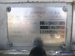 MAISONNEUVE CITERNE Food tank inox 58 m3 / 4 comp + compressor