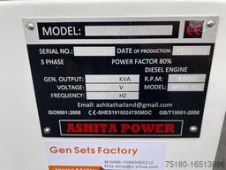 Ashita AG3-100 Notstromaggregat 100kVA NEU