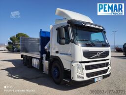 VOLVO FM 410 6X2 GRUA PORTAMAQUINARIA